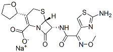 头孢维星钠, 141195-77-9, 结构式