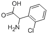 DL-2-(2-Chlorophenyl)glycine Struktur