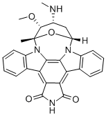 7-oxostaurosporine 结构式