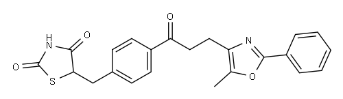 ダルグリタゾン 化学構造式