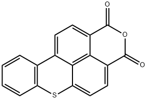 ベンゾ[kl]チオキサンテン-3,4-ジカルボン酸無水物 化学構造式