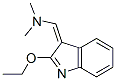 Methanamine, 1-(2-ethoxy-3H-indol-3-ylidene)-N,N-dimethyl-, (Z)- (9CI) Structure