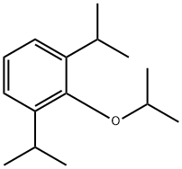 プロポフォルイソプロピルエーテル 化学構造式