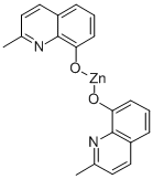 二(2-甲基-8-羟基喹啉)锌, 14128-73-5, 结构式