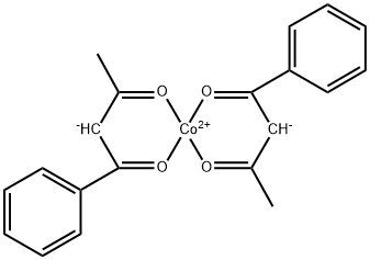 COBALT(II) BENZOYLACETONATE Structure