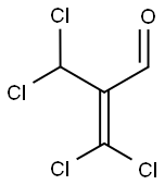 2-(DICHLOROMETHYL)-3,3-DICHLOROPROPENAL Structure