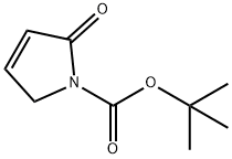 2-OXO-2,5-DIHYDRO-PYRROLE-1-CARBOXYLIC ACID TERT-BUTYL ESTER Struktur