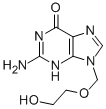 アシクロビル-側鎖-2-3H 化学構造式