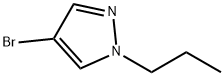 4-ブロモ-1-プロピル-1H-ピラゾール 化学構造式