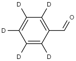 ベンズアルデヒド-2,3,4,5,6-D5 化学構造式