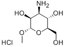 甲基 3-氨基-3-脱氧-Α-D-吡喃甘露糖苷盐酸盐, 14133-35-8, 结构式