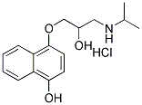 4-羟基普萘洛尔盐酸盐,14133-90-5,结构式