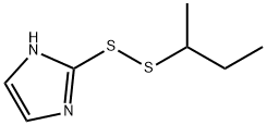 2-[(1-Methylpropyl)dithio]-1H-imidazole Struktur