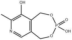 1,5-DIHYDRO-3-HYDROXY-8-METHYL[1,3,2]DIOXAPHOSPHEPINO[5,6-C]PYRIDIN-9-OL-3-OXIDE Structure