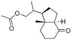[1R-[1alpha(S*),3abeta,7aalpha]]-1-[2-(Acetyloxy)-1-methylethyl]octahydro-7a-methyl-4H-inden-4-one Structure