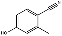 3-甲基-4-氰基-苯酚, 14143-26-1, 结构式