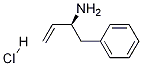 (S)-1-フェニルブト-3-エン-2-アミン塩酸塩 化学構造式
