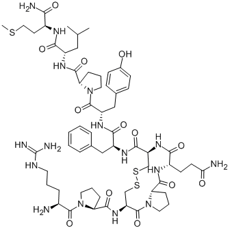 (CYS3,6,TYR8,PRO9)-SUBSTANCE P Structure