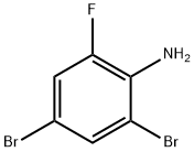 2,4-DIBROMO-6-FLUOROANILINE Structure