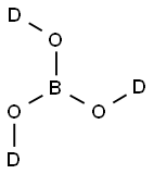 硼酸-D3 结构式