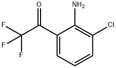 1-(2-AMINO-3-CHLOROPHENYL)-2,2,2-TRIFLUOROETHANONE, 1414958-52-3, 结构式