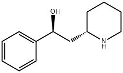 (2S,αS)-α-フェニル-2-ピペリジンエタノール 化学構造式