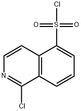 1-氯-5-异喹啉磺酰氯, 141519-77-9, 结构式
