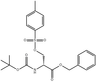 BOC-D-SER(TOS)-O-BZL Structure