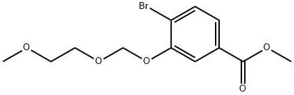 4-BroMo-3-[(2-Methoxyethoxy)Methoxy]benzoic Acid Methyl Ester Structure