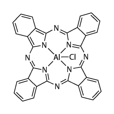 Aluminum phthalocyanine chloride Struktur