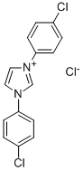1,3-BIS(4-CHLOROPHENYL)IMIDAZOLIUM CHLORIDE Struktur