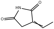 3-エチリデン-2,5-ピロリジンジオン 化学構造式