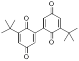3,3'-di-tert-butylbiphenyldiquinone-(2,5,2',5') Structure