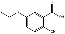 5-エトキシ-2-ヒドロキシ安息香酸 化学構造式