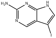 5-Iodo-7H-pyrrolo[2,3-d]pyriMidin-2-aMine Structure