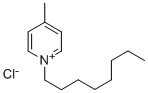 4-METHYL-N-OCTYLPYRIDINIUM CHLORIDE Struktur