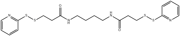 1,4-二(3`-[2`-二硫基吡啶]丙酸酰氨基)丁烷, 141647-62-3, 结构式