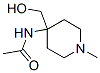 Acetamide,  N-[4-(hydroxymethyl)-1-methyl-4-piperidinyl]- Struktur