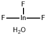 フッ化インジウム（III）・３水和物  化学構造式