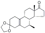 (7α)-Methyl Androstenedione 3-Ethylene Ketal 结构式