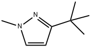 1-Methyl-3-t-butylpyrazole Struktur