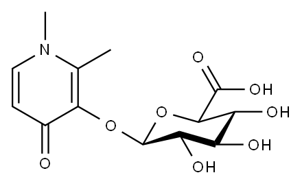 Deferiprone 3-O--D-Glucuronide 化学構造式