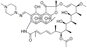 25-Deacetyl-21-acetyl RifaMpicin, 1416773-22-2, 结构式