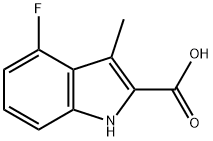 4-氟-3-甲基-1H-2-吲哚甲酸, 1417357-90-4, 结构式