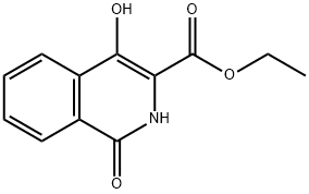 1,4-二羟基-3-异喹啉甲酸乙酯, 14174-93-7, 结构式
