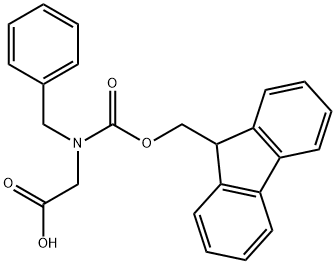 FMOC-N-苄基甘氨酸, 141743-13-7, 结构式