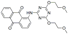 1-[[4,6-Bis(2-methoxyethoxy)-1,3,5-triazin-2-yl]amino]-9,10-anthracenedione Structure