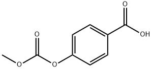 4-Methoxycarbonyloxybenzoicacid Structure