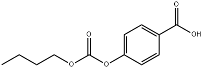 4-CARBOXYPHENYL BUTYL CARBONATE Structure