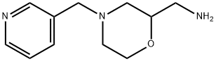 C-(4-吡啶-3-甲基-吗啉-2-基)-甲基胺三盐酸盐, 141815-43-2, 结构式